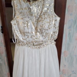White and Gold dress